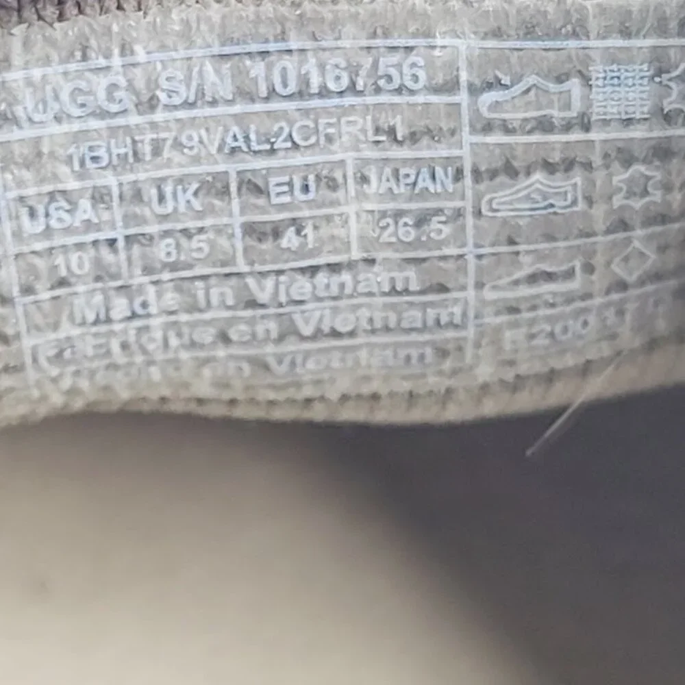 UGG Women's Khaki Sammy 1016756 Casual Mesh‎ Slip-On Sneaker Size 10
